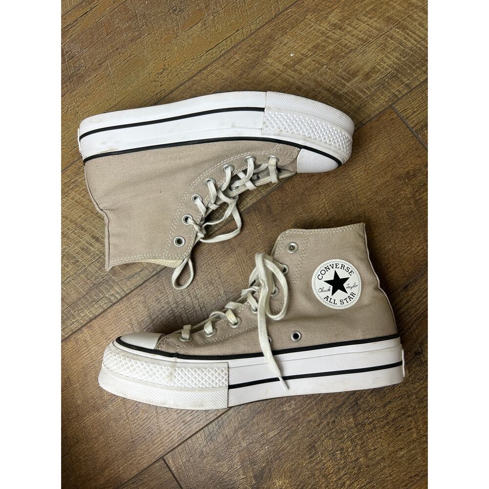 High Top Converse Chuck Taylor Platform Sneakers A06139F US 7.5 / UK 5.5 / EU 38 - Picture 3 of 6